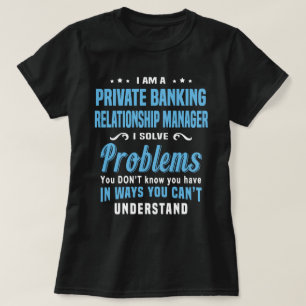 T-shirt Gestionnaire de relations bancaires privées