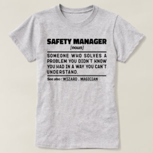 T-shirt Gestionnaire de sécurité Noun Travailleur à la ret