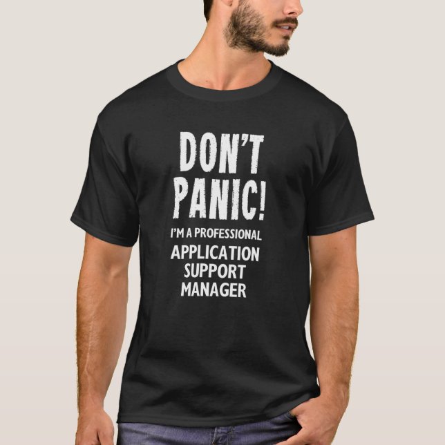 T-shirt Gestionnaire de support d'application (Devant)