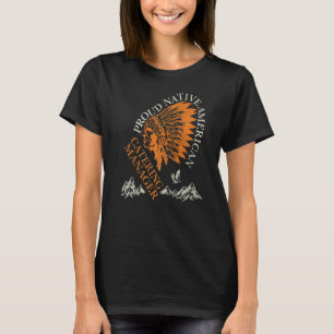 T-shirt Gestionnaire de traiteur fier amérindien Emploi