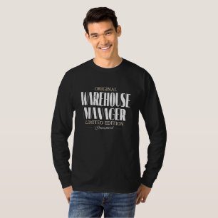 T-shirt Gestionnaire d'entrepôt Titre du travail Professio