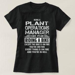 T-shirt Gestionnaire des opérations plante