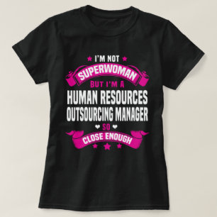 T-shirt Gestionnaire d'externalisation des ressources huma