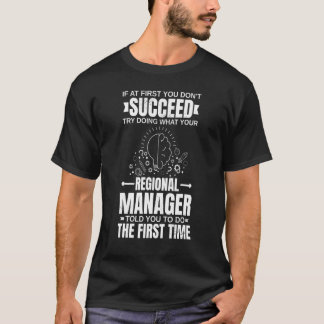 T-shirt Gestionnaire Régional Assistant De La Direction 2