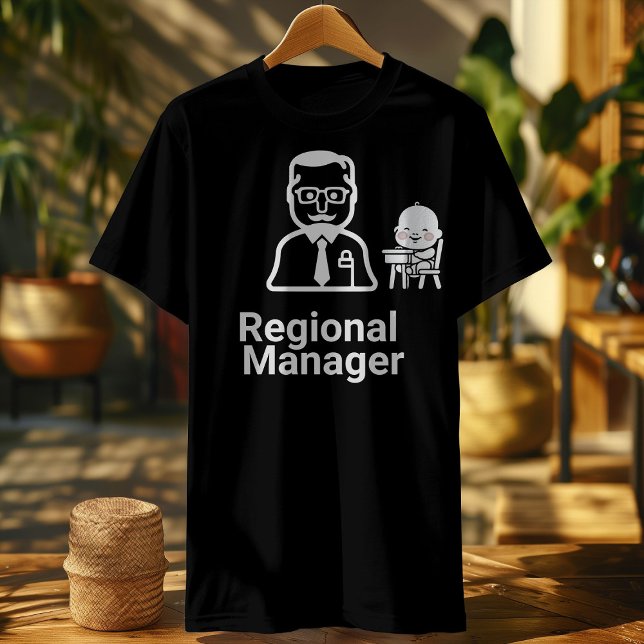 T-shirt Gestionnaire régional chemise - papa et son jumela (Créateur téléchargé)