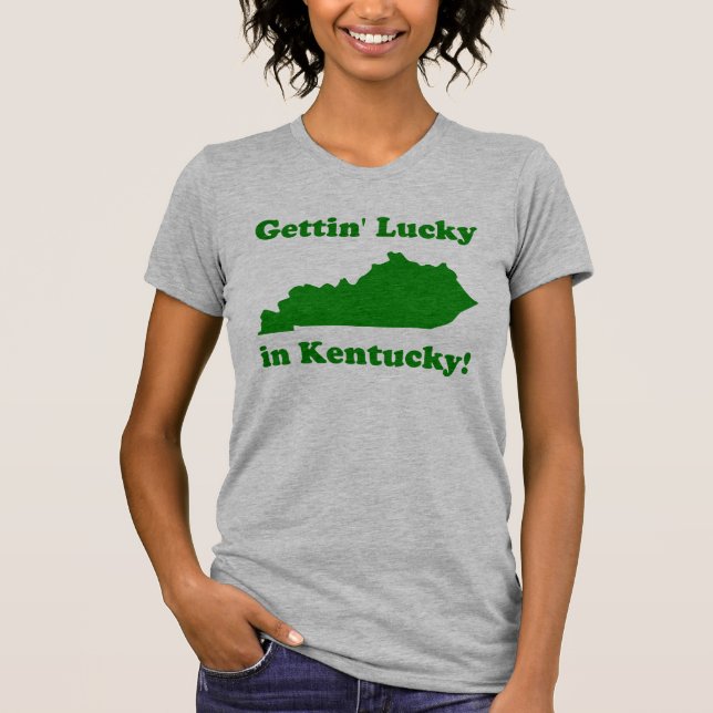 T-shirt Getting chanceux au Kentucky (Devant)