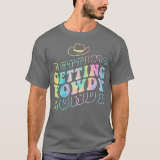 T-shirt Getting Hitched Getting Rowdy Bride Party Bachelor