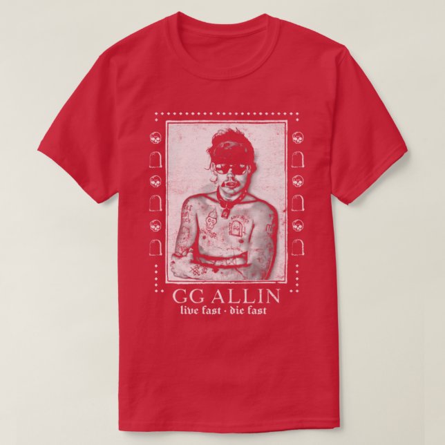 T-shirt GG Allin Punksthétique (Design devant)