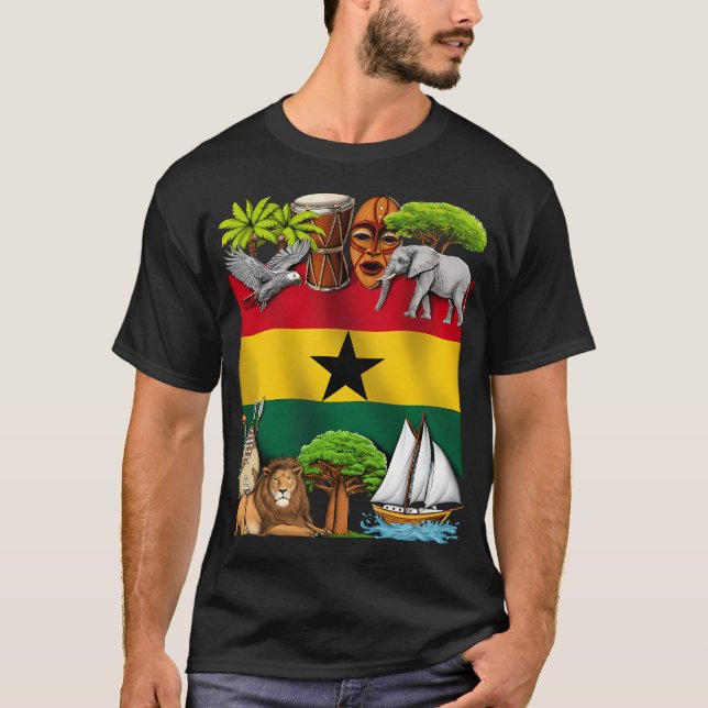 T-shirt Ghana (Devant)