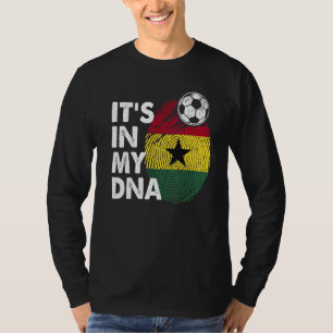 T-shirt Ghana Dans Mon Équipe Da Ghanéenne De Drapeau Ghan