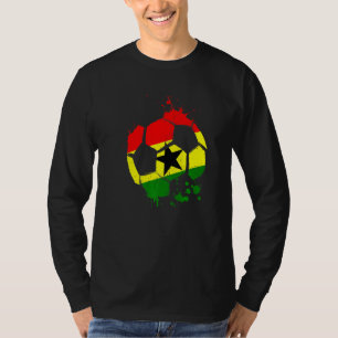 T-shirt Ghana Soccer Graphisme Ghana Football Football