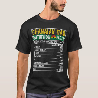 T-shirt Ghanaian Papa Cadeaux Papa Héros nutritionnel Père