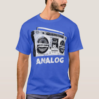 T-shirt Ghetto Blaster Boombox Radio Hip hop Musique analo