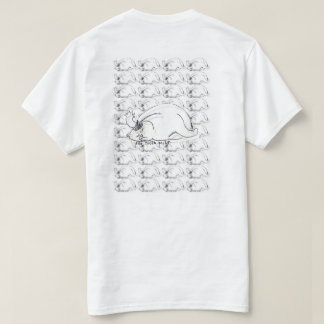 T-shirt Ghibli unisexe dénommé "a ennuyé le chat" illustré