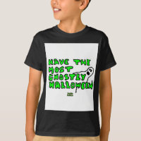 Ghomajorité Halloween Garçons Black Basic T Shirt