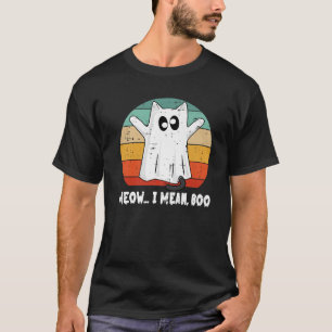 T-shirt Ghost Cat Meow