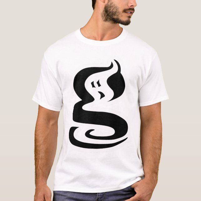 T-shirt Ghost Digital Draw – Minimalist Haunting (Devant)