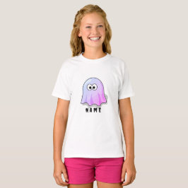 T-shirt Ghost Google Eyes rose mignon : Éffrayant & Whimsi