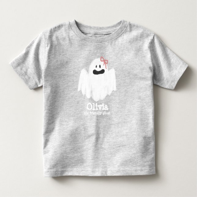 T-shirt Ghost Kids Halloween Éffrayant (Devant)