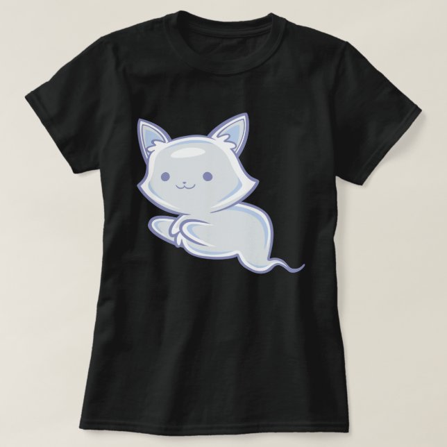 T-shirt Ghost Kitty (Design devant)