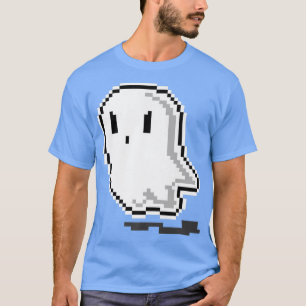 T-shirt Ghost Piel Art Lazy Costume d'Halloween Joueur de