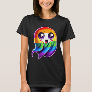 T-shirt Ghost Rainbow Gay pride Funny