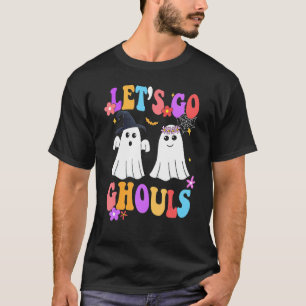 T-shirt Ghost Super Éffrayant Halloween RÉtro LAISSE ALLER