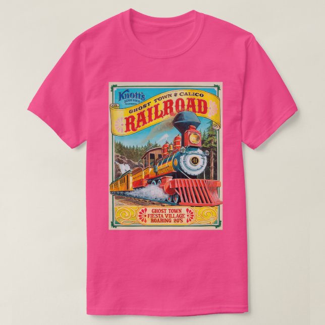 T-shirt Ghost Town amp Calico Railroad (Design devant)