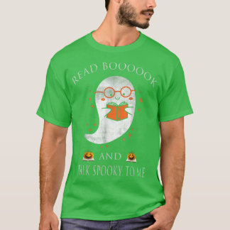 T-shirt Ghosts Lecture Livres Enseignant Halloween Bibliot