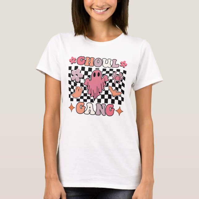 T-shirt Ghoul Gang | Équipe d'Halloween amusante (Devant)