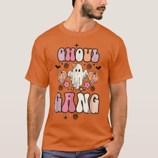 T-shirt Ghoul Gang Super Hey Boo Citrouille Boo Crew Hallo