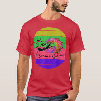 T-shirt Ghoul Retro Halloween lèvres chauve-souris Baddie