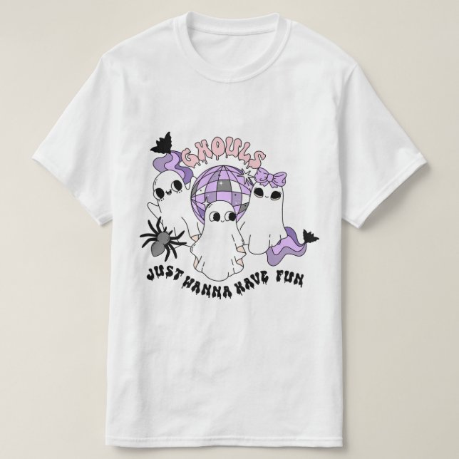 T-shirt Ghouls veut juste s'amuser (Design devant)