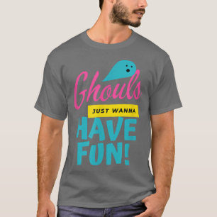 T-shirt Ghouls veut juste s'amuser Halloween Funny Retro 8