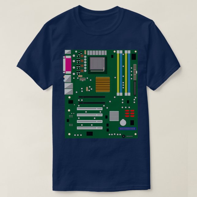 T-shirt Gi d'administration matérielle de la carte mère (Design devant)