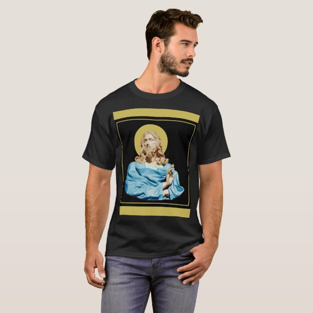 T-shirt Gian Lorenzo Bernini Bust of Christ 1679 (Devant entier)