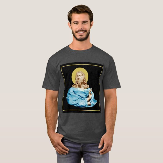 T-shirt Gian Lorenzo Bernini Bust of Christ 1679 (Devant entier)
