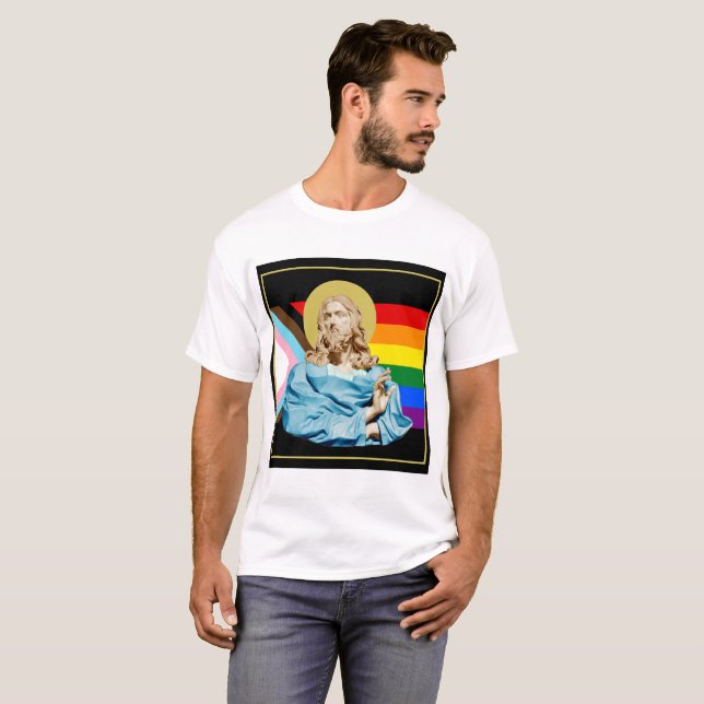 T-shirt Gian Lorenzo Bernini Bust of Christ 1679 FIDE (Devant entier)