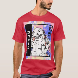 T-shirt Giant Tokyo Japon Kaiju Étrange Créature Monster A