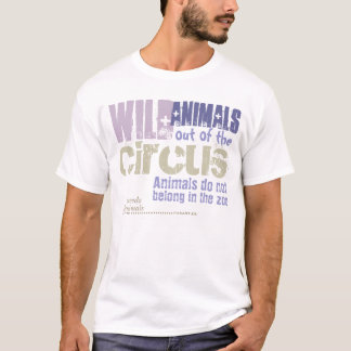 T-shirt Gibier animals out of the circus -