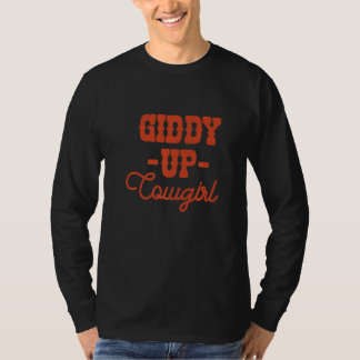 T-shirt Giddyup Cowgirl