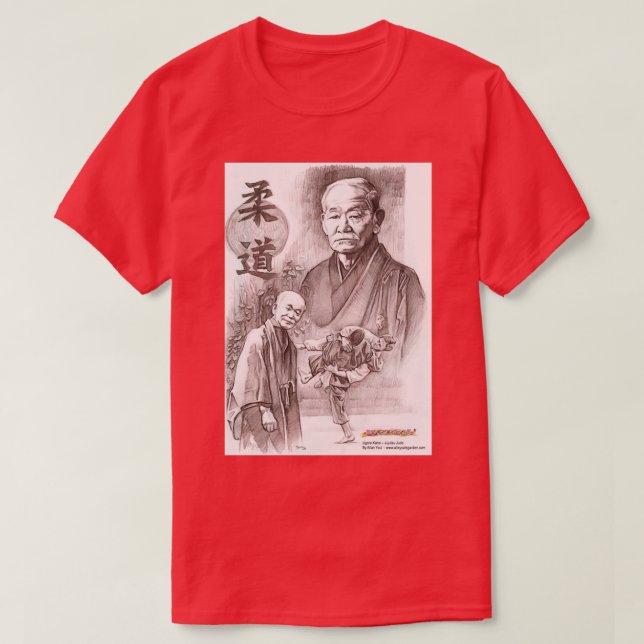 T-shirt Gift For Men Karate Judo Jigoro Kano (Design devant)