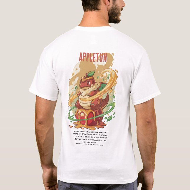 T-shirt Gigantamax Apple Dragon (Dos)
