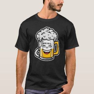 T-shirt Giggle Brew – Mascotte de tasse à bière Kawaii