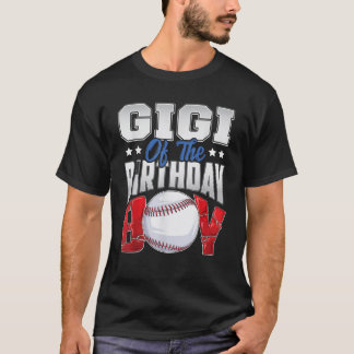 T-shirt Gigi Baseball anniversaire Boy Family Baller b day