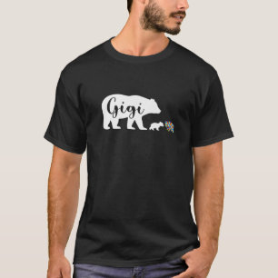 T-shirt Gigi Bear Sensibilisation sur l'autisme Love Suppo