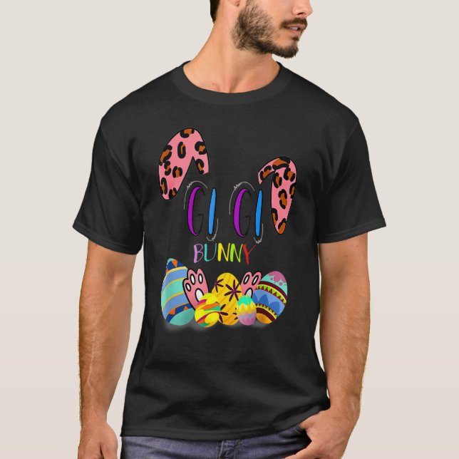 T-shirt Gigi Bunny Easter Group Matching Family Easter Egg (Devant)