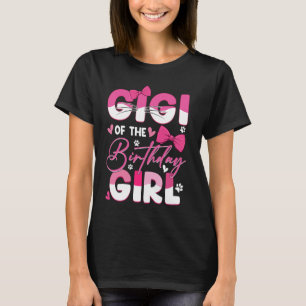T-shirt Gigi de la fille d'anniversaire chat minou famille