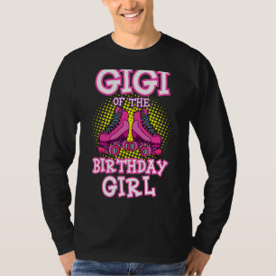T-shirt Gigi De L'Anniversaire Fille Roller Patins Anniver