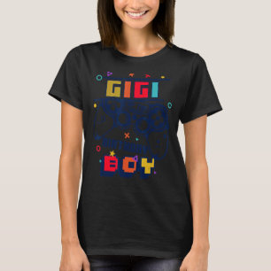 T-shirt Gigi de l'Anniversaire Joueur Thème Vidéo Famille